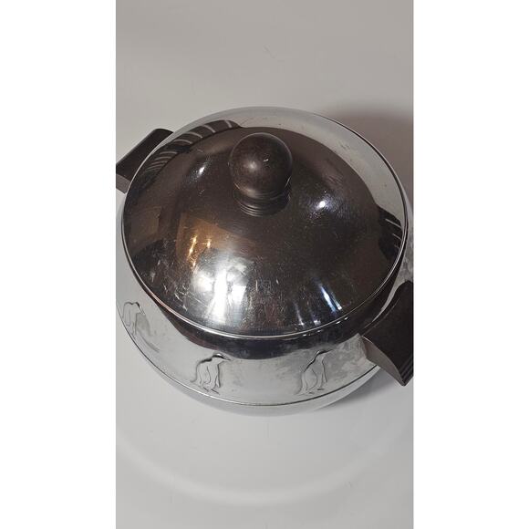 1960s Penguin Ice Bucket / Vintage Hot and Cold Server Bucket - Picture 2 of 5